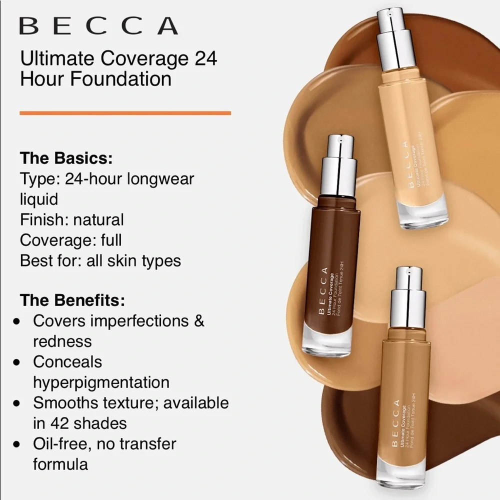 ✨ BECCA Ultimate Coverage 24 Hour Foundation